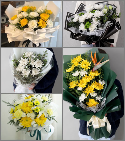 广东肇庆市怀集县蓝钟镇佛甘村白事花束代送